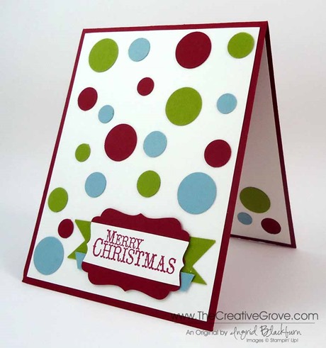 Clean and simple Christmas card 002