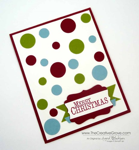 Clean and simple Christmas card 003