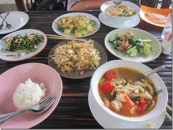 Thai Cooking Class Meal