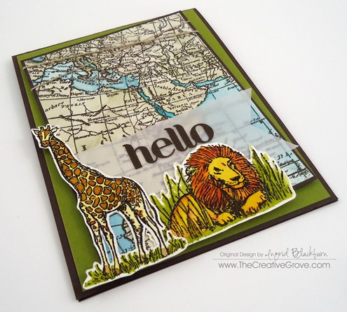 Watercolore Zoo Review and World Map Stamp Sets (2)