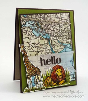 Watercolore Zoo Review and World Map Stamp Sets (6)