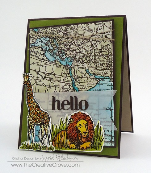 Watercolore Zoo Review and World Map Stamp Sets (7)