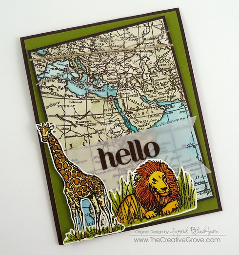 Watercolore Zoo Review and World Map Stamp Sets (9)