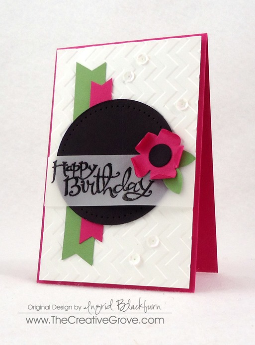Clean and Simple Flower Birthday Card (3)