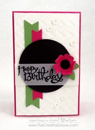 Clean and Simple Flower Birthday Card (4)