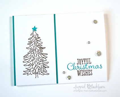 Non Traditional Evergreen Christmas Cards