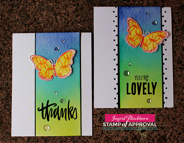 Butterfly Notes - Stamp of Approval - Catherine Pooler