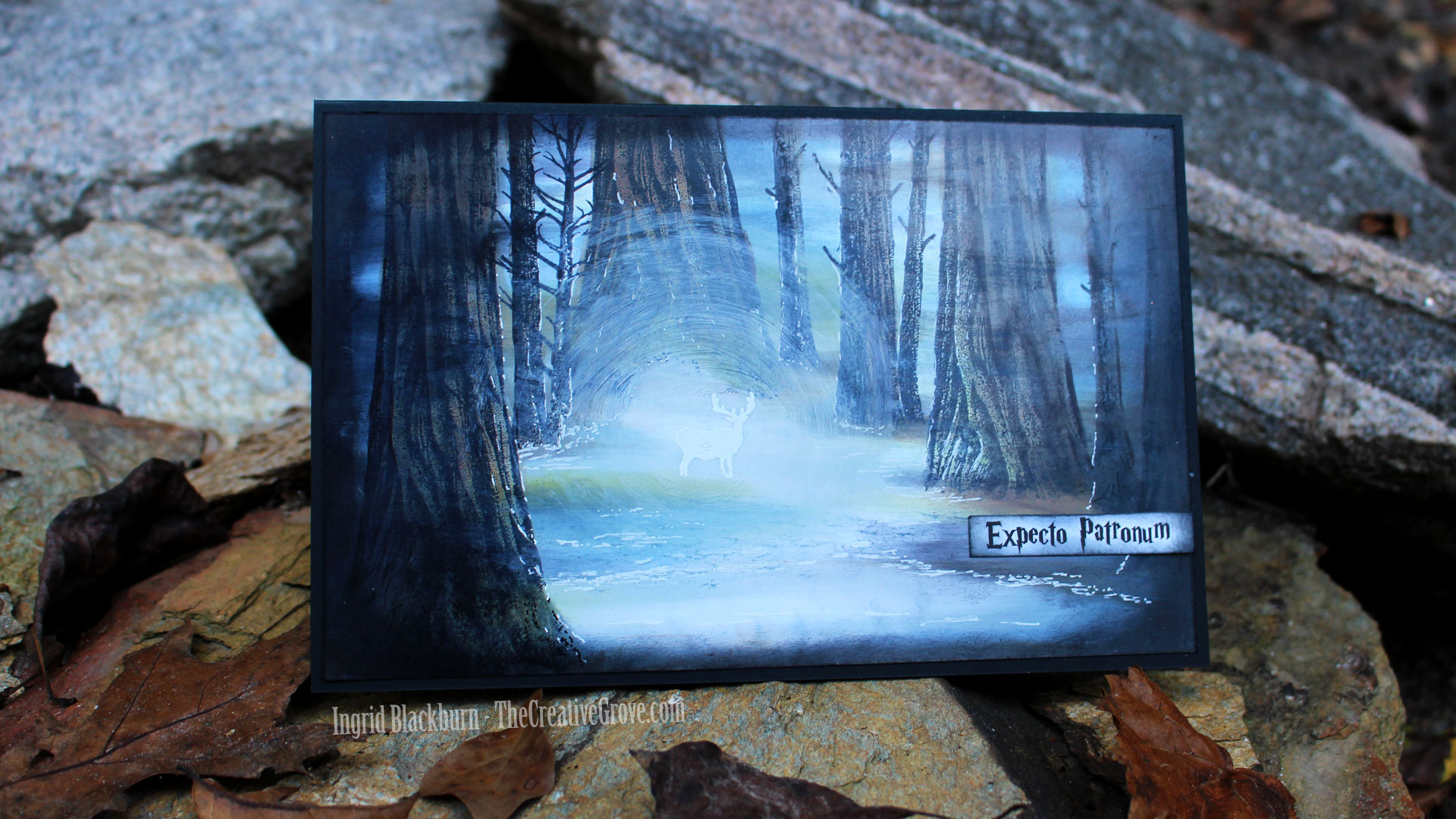Harry Potter Card - Forest Scene