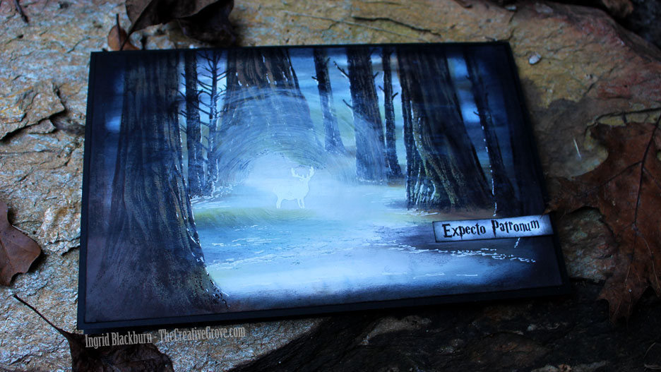 Harry Potter Forest Card - Stampscapes - Ingrid Blackburn