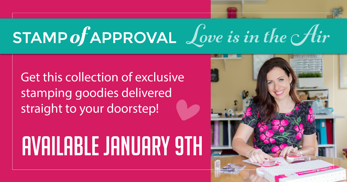 Catherine Pooler Designs Stamp of Approval Love is in the Air