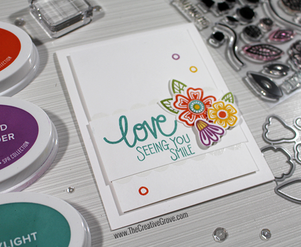 Spa Inks Love Grows Stamp Set