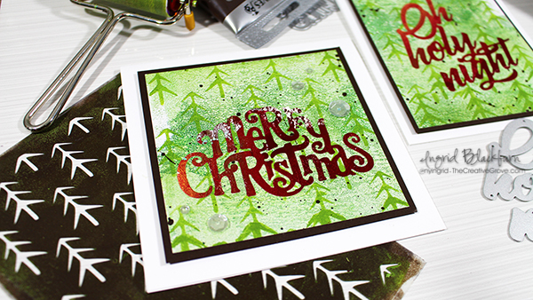Mixed Media Christmas Cards
