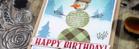 Frosty the Snowman Birthday Card